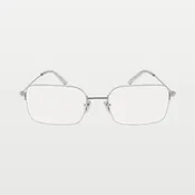 Balenciaga Invisible Rectangle Sunglasses in Silver
