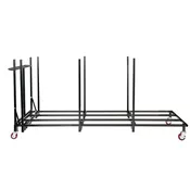 iGear™ Folding Table Cart, 20-Table Capacity, 8', Black