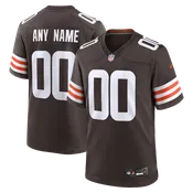 Men's Nike Cleveland Browns Brown Custom Game Jersey