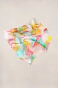 Abstract Painterly Scarf - Multicolour