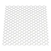 Stainless Steel Diamond Mesh Flat Lath (F)