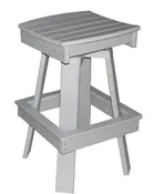 Creekside 17″ Swivel Saddle Bar Chair