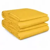 100' X 100' Yellow Super Duty Fire Retardant Poly Tarps - 20 Mil (USA)