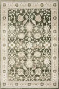 Abani Rugs Ivy Vintage Green Floral Area Rug: 5'3" x 7'6"