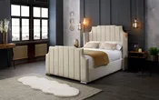 Winged Art Deco Bed Frame