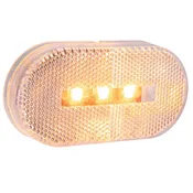 4"x2" LED Oblong Trailer Marker Light | Clear/Amber Lens