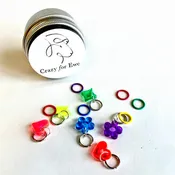 Acrylic Stitch Markers - set of 16
