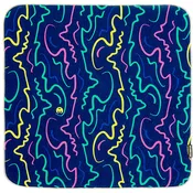 3 Legged Thing Wrapz - 24 x 24" (Bus Seat Squiggles)
