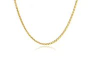 10K Yellow Gold 1.4mm Solid Franco 18 inch Chain