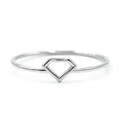 Diamond Cut Out Ring