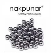 100 pcs 4.5 mm Stainless Steel Agitator Mixing Balls for Nail Polish