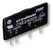 Crydom CX380D5, DC Input, 5 Amp / 48-530Vac PCB Mount Solid State Relay