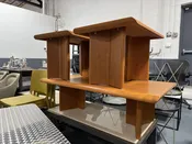 Coffee Table and 2 Side Tables 3 PC SET Made in Denmark VEJLE STOLE — WANNASOFA