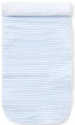 Blue Simple Stripes Burp Cloth