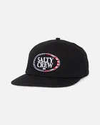 America A-Frame Snapback Hat - Black
