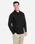 CORE365™ LS Polo (Black)