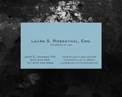 Business Card Raised Print