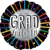 17'' Grad , You Did It! Balloon Balloon
