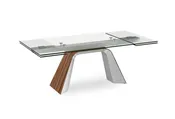 Abby Glass Extension Dining Table