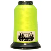 0009 Safety Yellow  - Floriani 40wt Polyester Thread