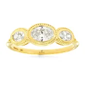 3-Stone Diamond Fashion Ring