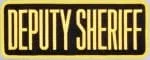 4″ X 11″ Deputy Sheriff Department Back Patch