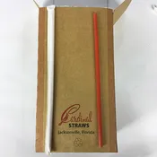 10.25″ Wrapped Red Jumbo Milkshake Straw (1200ct.)
