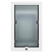 Universal Screen Dog Door with Four-Sided Spline