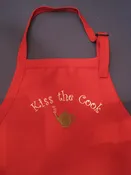 Kiss the Cook Apron — Tag-It In Stitches Custom Embroidery