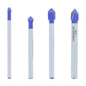 AvantiPRO Glass and Tile Straight Shank Drill Bit Set (4-pc)