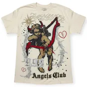 3Forty Inc Men Angels Club Tee (Natural)