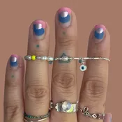 Agua evil eye bracelet