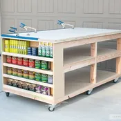 Workbench With Storage