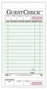 14 Lines, Guest Checkbook, 100 Checks per Book, Green [25 pcs]