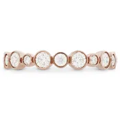 Bezel Diamond Band (Rose Gold)