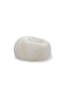 Mini Pouf Natural Ivory