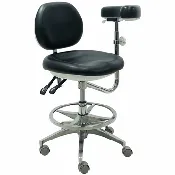 Ergonomic Medical or Dental Operator Chair with Footrest, Backrest and Handrest
