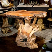 42″ Old Root Teak Bar
