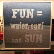 12" Beach Sign