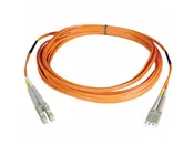 100 Meter - LC TO LC 50/125 OM4 Duplex Multimode Fiber Optic Cable - Orange