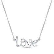 0.02 ct Diamond Necklace in 14K White Gold