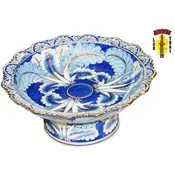 12" Benjarong Fruit Bowl – Thai Painted Porcelain