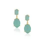 Aqua Crystal Earrings