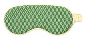 “Chie” Eye Mask, handwoven cotton w/ small diamonds pattern