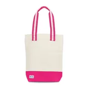 Ame & Lulu Hamptons 2  Bottle Wine Tote - Hot Pink