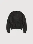 Auralee Brushed Super Kid Mohair Knit P/O - Ink Black