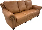 Anzio - Sofa with Power RA & LA Incliners - Jupiter Saddle