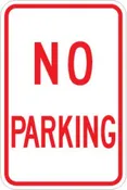 No Parking Signs