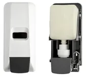 1045-WHCOMP 4.5 x 4 x 6.25  Foam Soap Dispenser White  900Mil Complete w/Tank