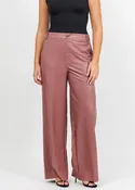 Ada Pull-On Transeasonal Vegan Leather Trouser - Antique Rose